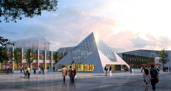 萧县金字塔网架